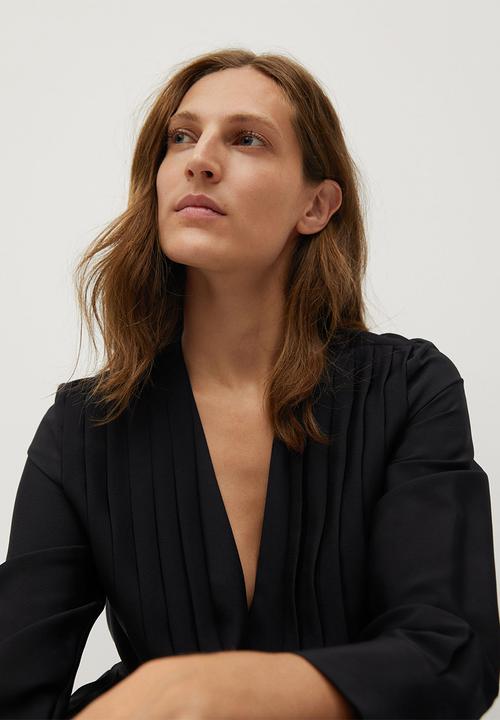 MANGO - Dress lali - black