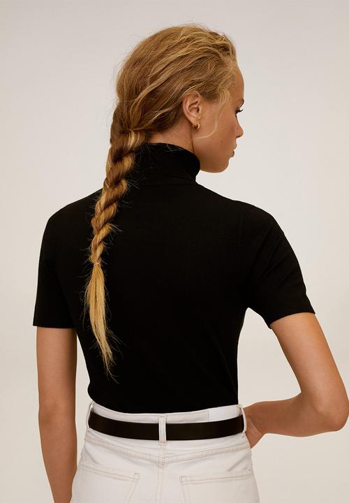 MANGO - Sweater alma - black