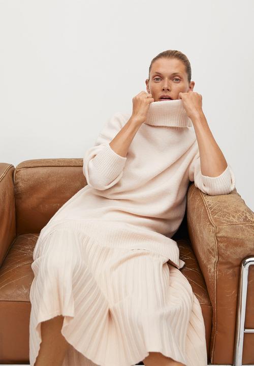 MANGO - Dress taldora - neutral 