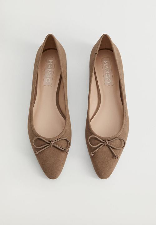 MANGO - Pepa pump - brown