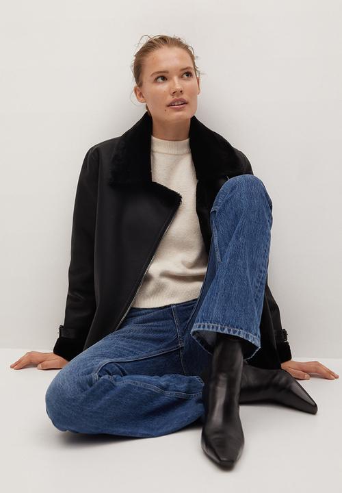 MANGO - Jacket dalsi - black