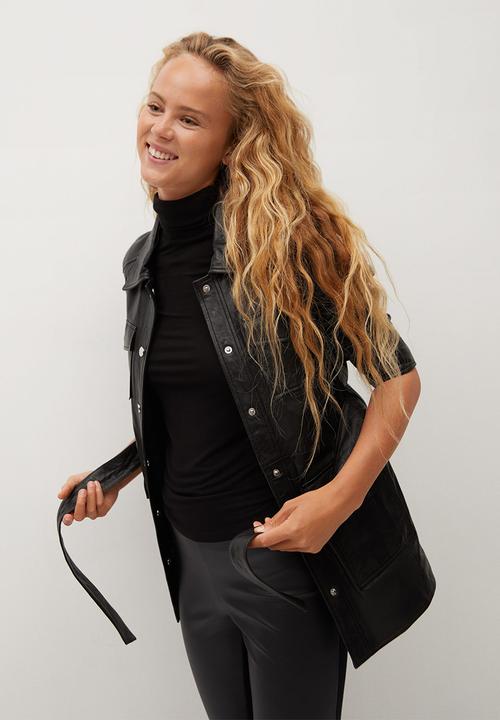 MANGO - Leggings romis - black