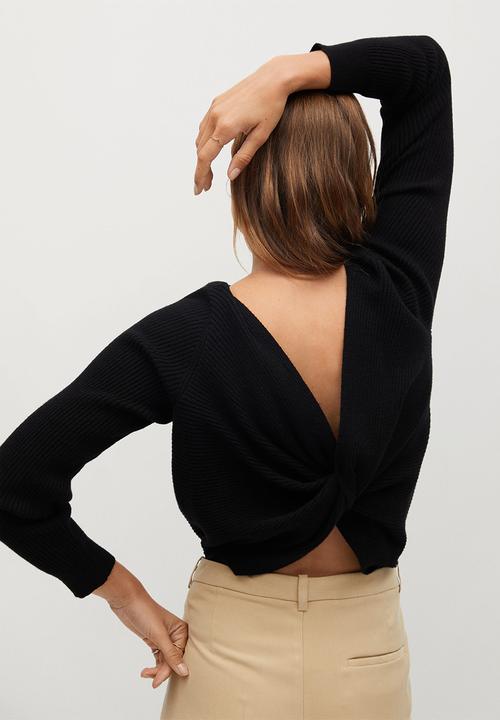 MANGO - Sweater margot - black