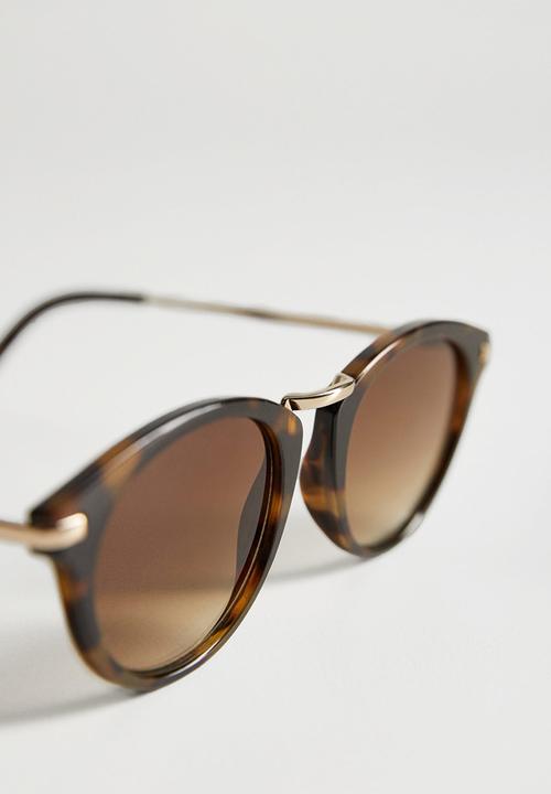 MANGO - Sunglasses aqua - brown