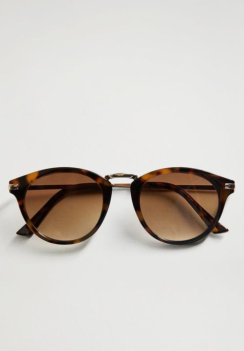MANGO - Sunglasses aqua - brown