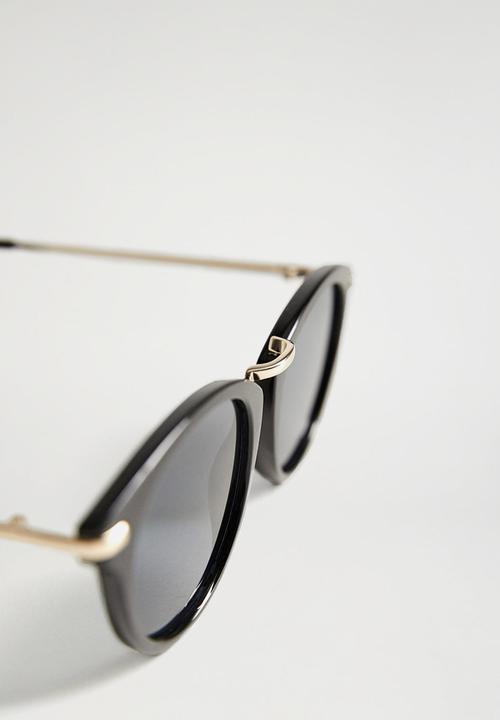 MANGO - Sunglasses aqua - black