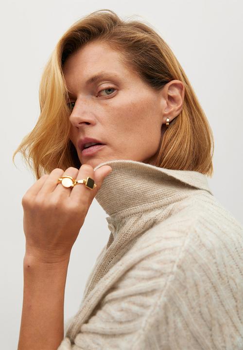 MANGO - Sweater safari - beige