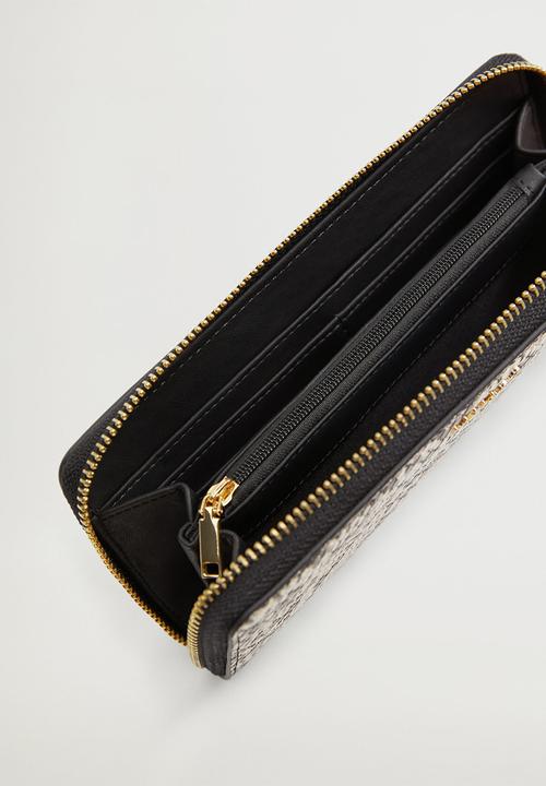 MANGO - Wallet g dalmata - black & white 