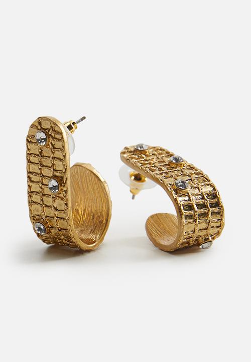 MANGO - Earrings isla - gold