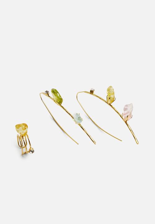 MANGO - Earrings isabella - gold