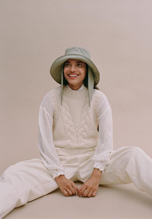 MANGO - Hat earmuffs - khaki 