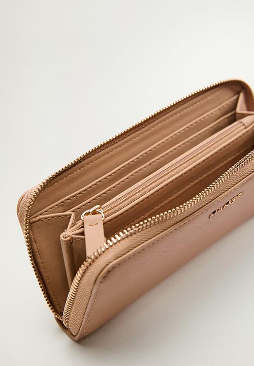 MANGO - Wallet g bolan  - brown