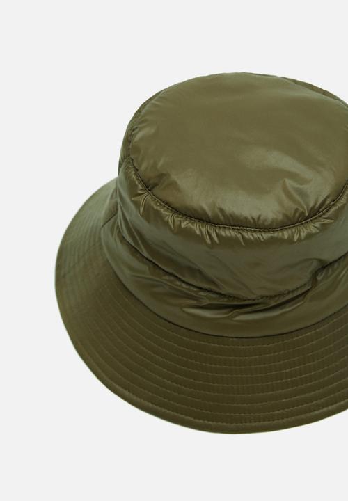 MANGO - Hat shinny - khaki 