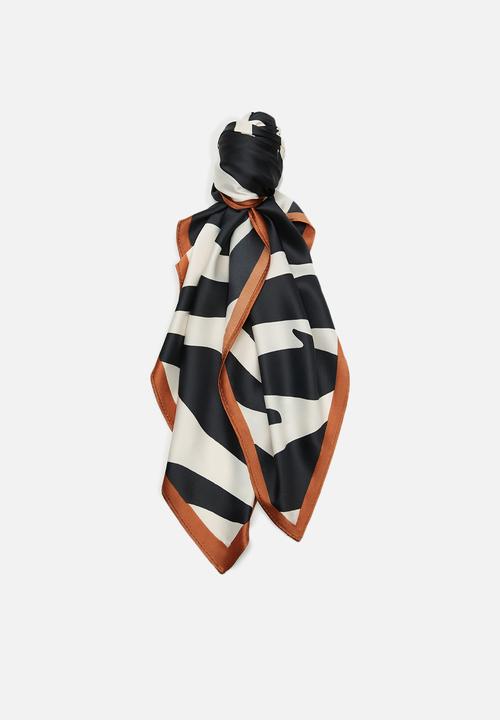 MANGO - Neck scarf zebri  - multi