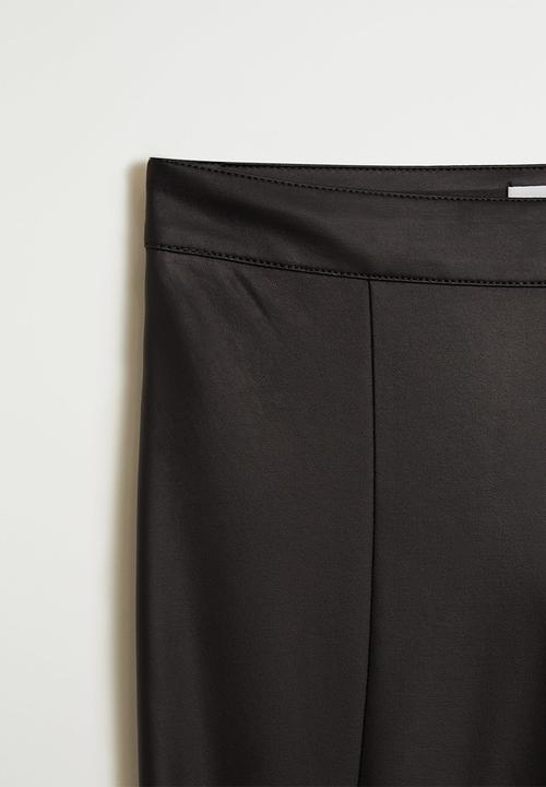 MANGO - Leggings bangseam - black