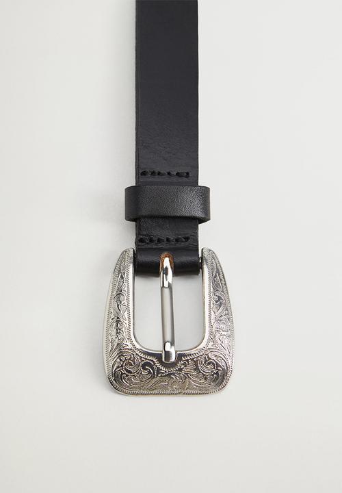 MANGO - Belt cowgirl - black