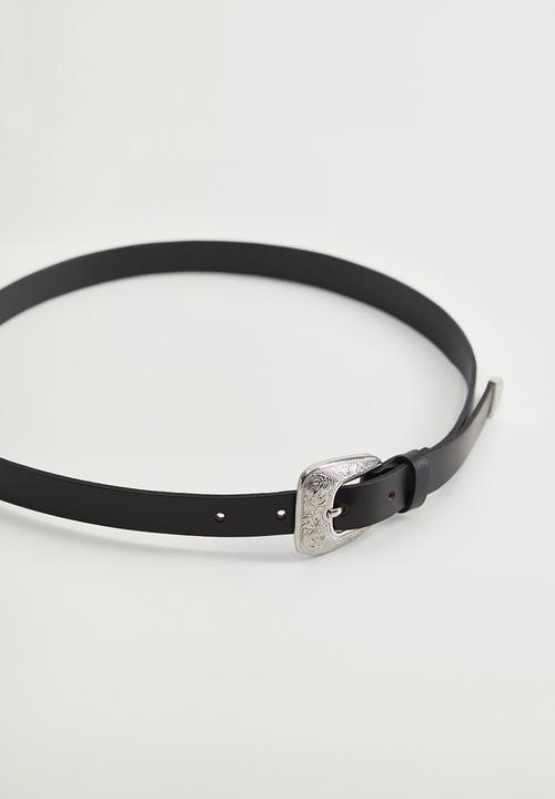 MANGO - Belt cowgirl - black