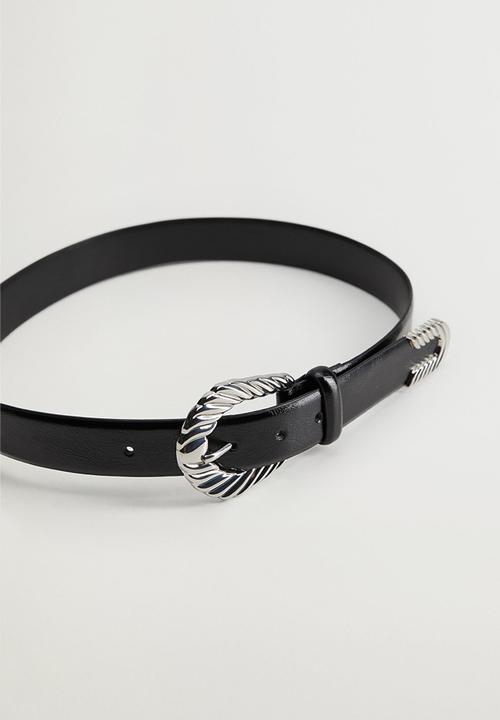 MANGO - Belt colette - black