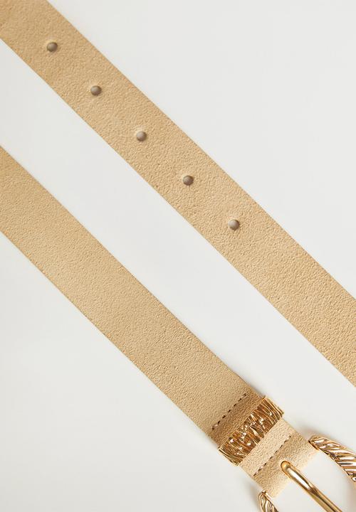 MANGO - Belt easy - beige