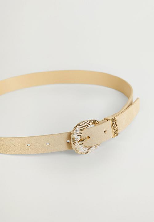 MANGO - Belt easy - beige