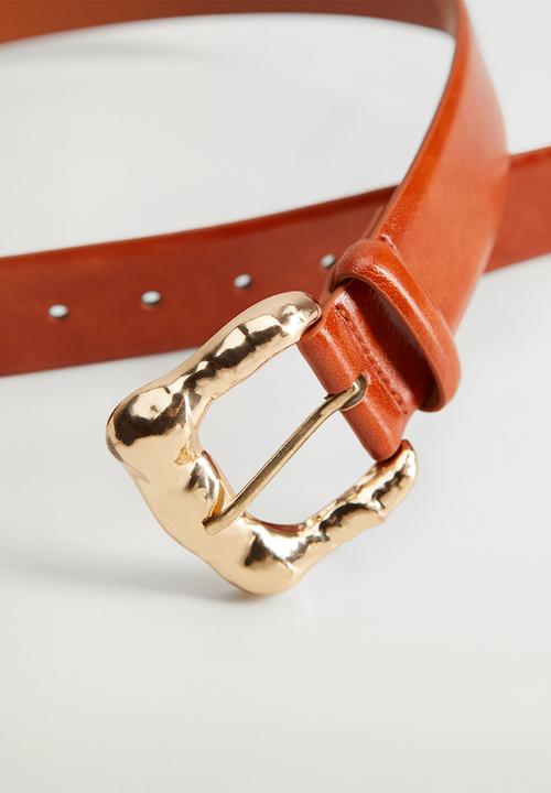 MANGO - Belt ana - brown 
