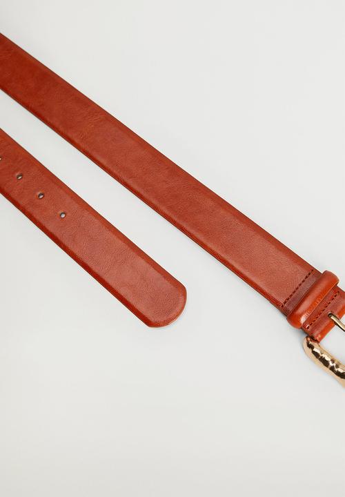 MANGO - Belt ana - brown 