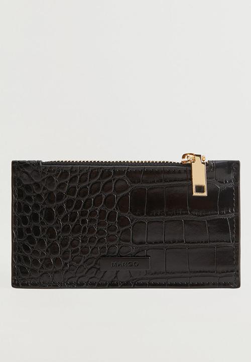 MANGO - Card holder m agustin  - black