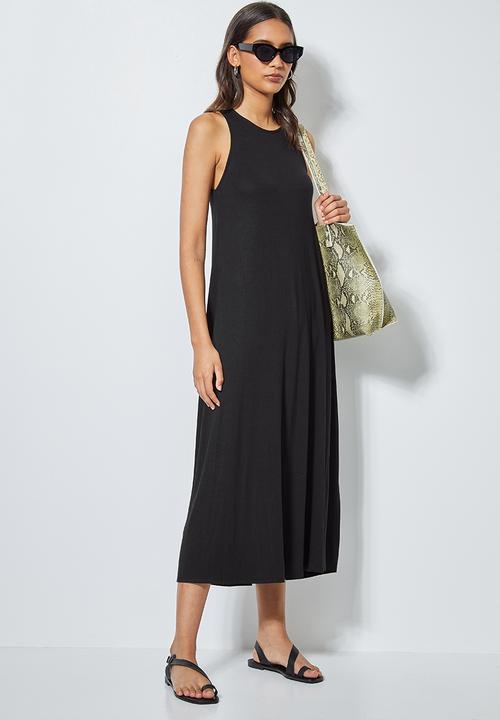 Superbalist - Trapeze vest dress - black