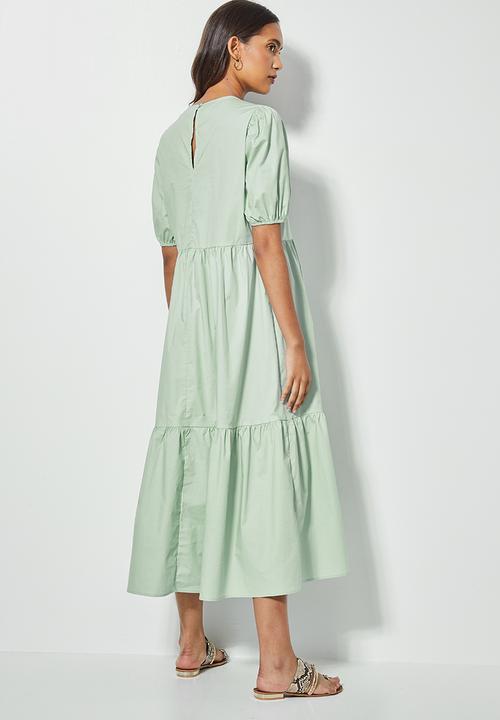 Superbalist - Tiered dress - sage