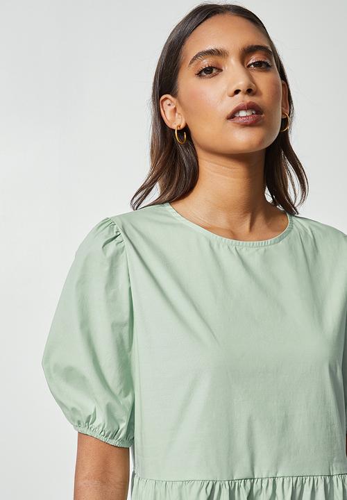 Superbalist - Tiered dress - sage