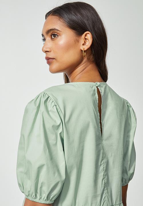 Superbalist - Tiered dress - sage