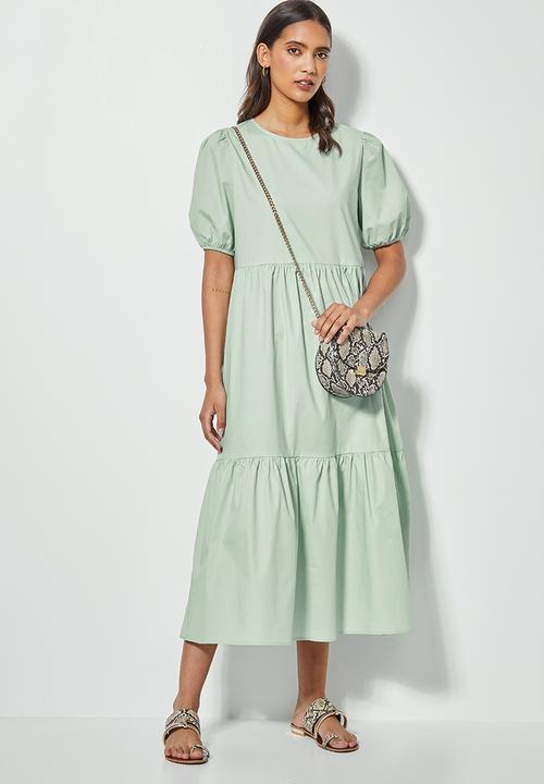 Superbalist - Tiered dress - sage