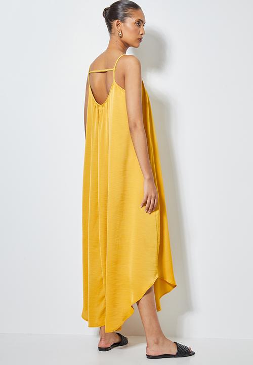 Superbalist - Back detail volume maxi - yellow