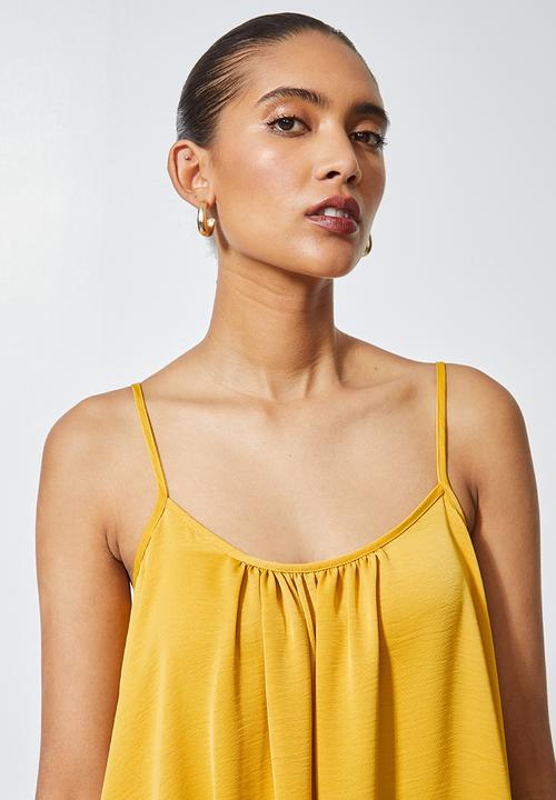 Superbalist - Back detail volume maxi - yellow