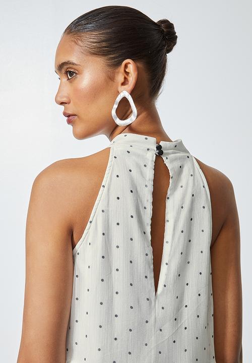 Superbalist - Yoryu chiffon tiered maxi - white & black