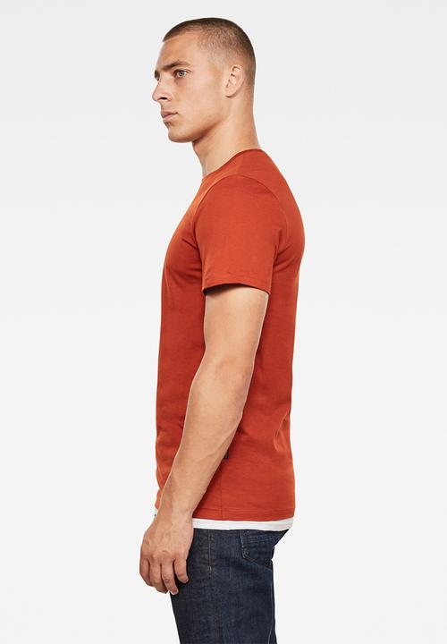 G-STAR - Base-s r t s\s - cinnamon orange