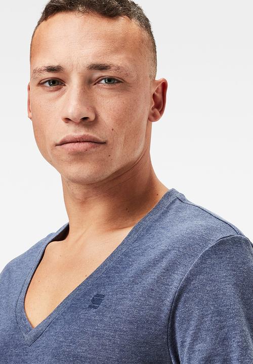 G-STAR - Base htr v t s\s 2-pack - shade heather blue