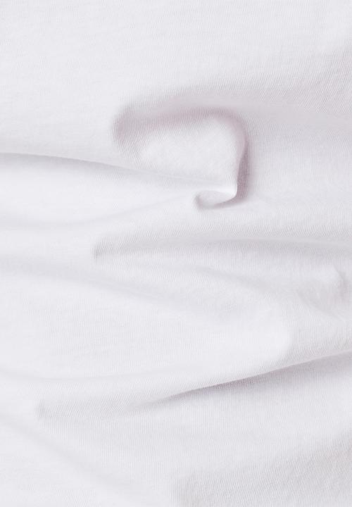 G-STAR - Mysid r t optic slim short sleeve - white