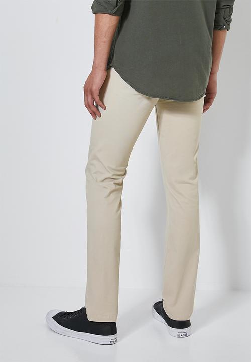 Superbalist - Caleb slim chino - cream