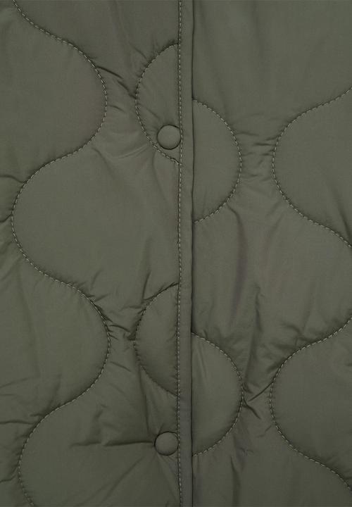 MANGO - Anorak carrot - khaki/olive