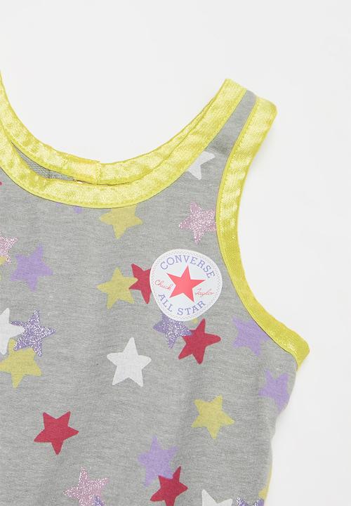 Converse - Converse multi star aop romper - multi
