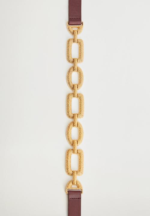 MANGO - Belt louise - red