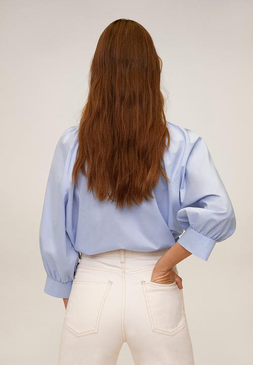 MANGO - Blouse - pastel blue