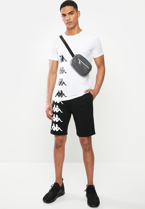 KAPPA - Authentic starot tee - white & black