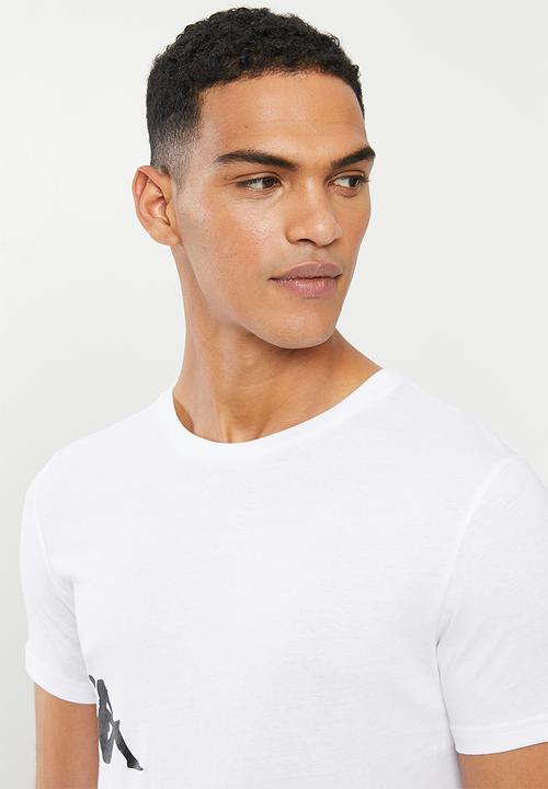 KAPPA - Authentic starot tee - white & black