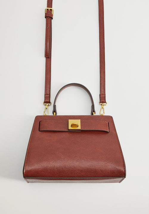 MANGO - Bag mch odon - brown