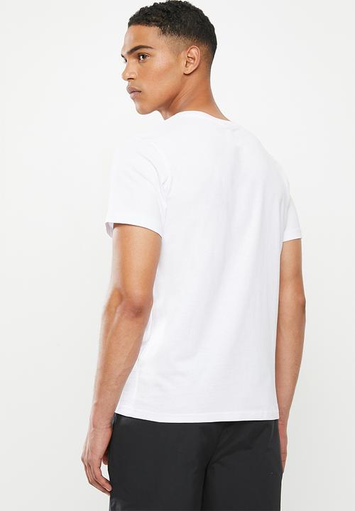 KAPPA - Authentic estessi tee - white & black