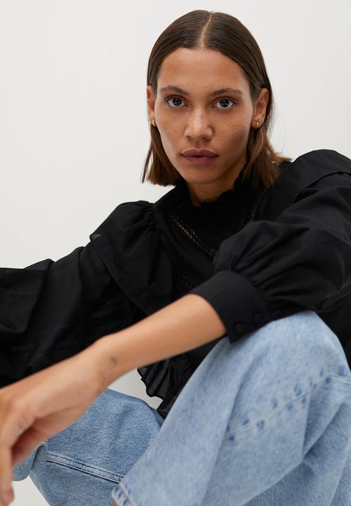 MANGO - Blouse roma - black
