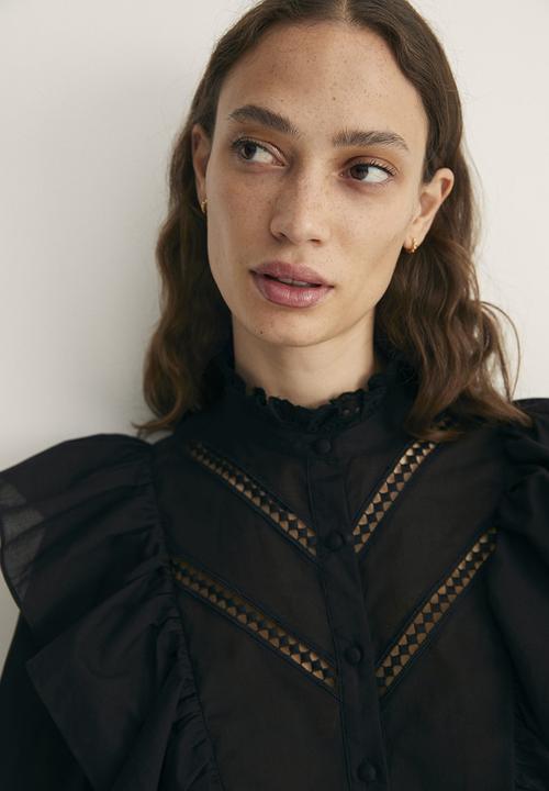 MANGO - Blouse roma - black