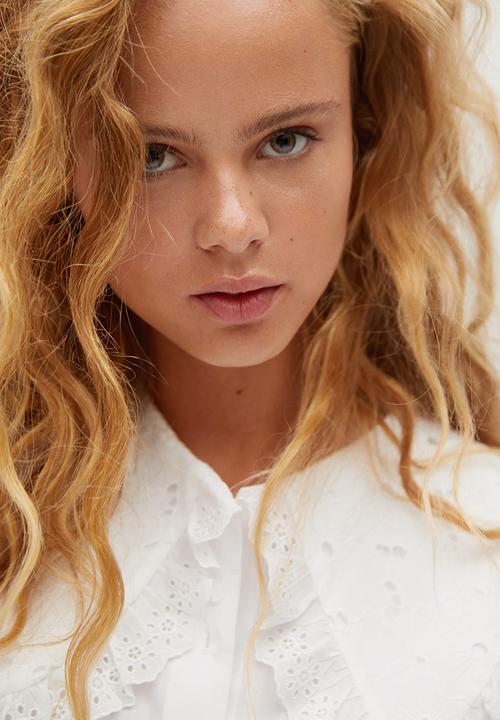 MANGO - Blouse baby - white